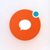 Значок чат-бота в углу сайта